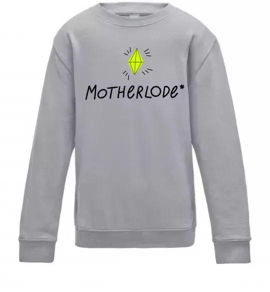 Детский Свитшот Motherlode Серый меланж фото