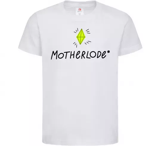 Дитяча футболка Motherlode Білий фото
