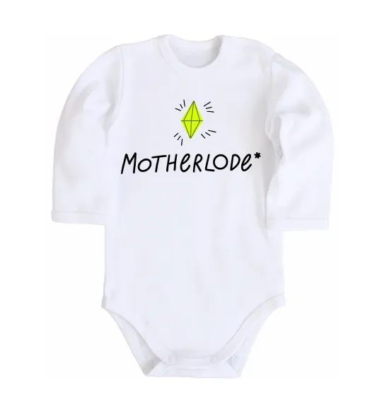Дитячий бодік Motherlode Білий фото