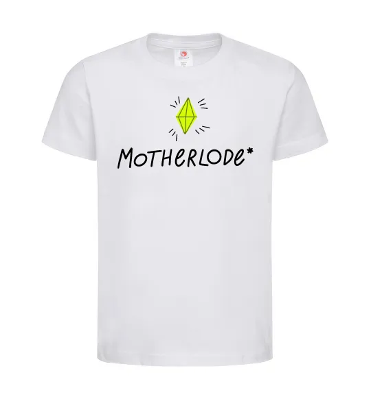 Дитяча футболка Motherlode Білий фото