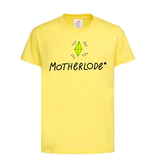 Дитяча футболка Motherlode Лимонний фото