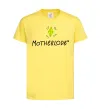 Дитяча футболка Motherlode Лимонний фото