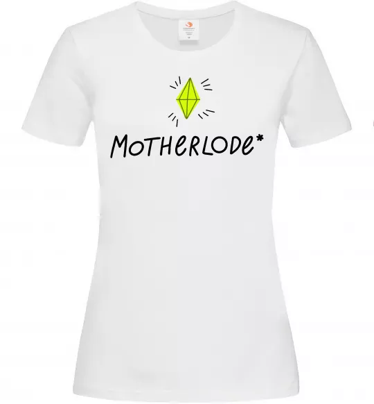 Женская футболка Motherlode Белый фото