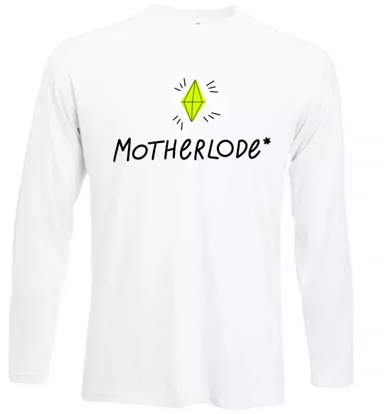 Лонгслів Motherlode Білий фото