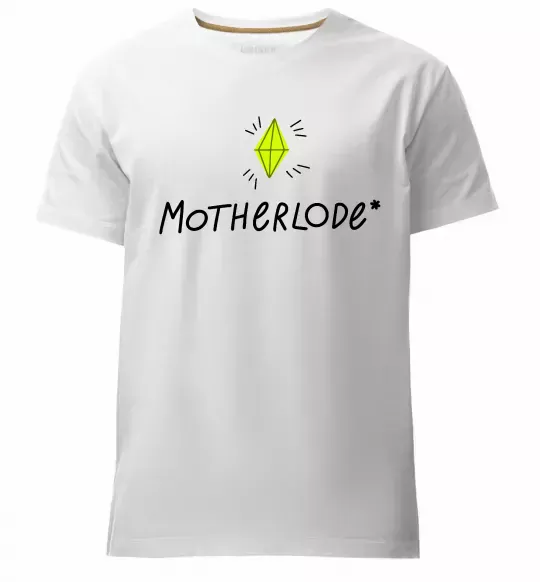 Мужская премиум футболка Motherlode Белый фото