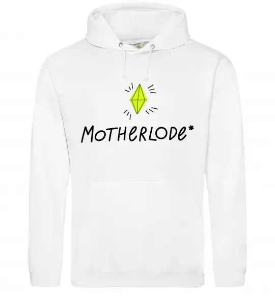 Чоловіча толстовка (худі) Motherlode Білий фото