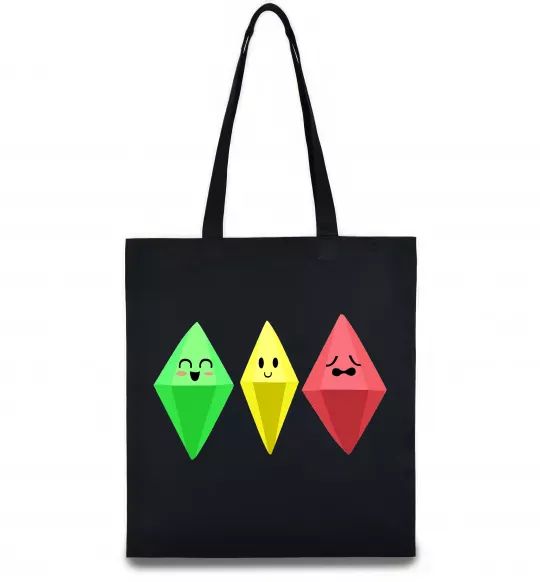 Эко-сумка The Sims Emotions Черный фото