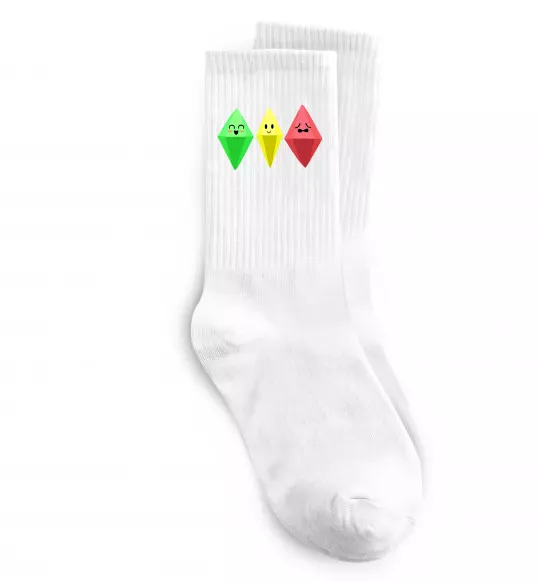 Носки The Sims Emotions Белый фото