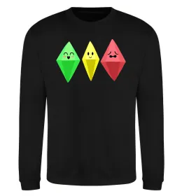 Світшот The Sims Emotions Чорний фото