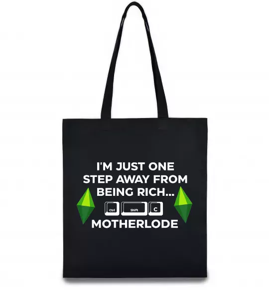 Еко-сумка Ctrl-Shift-C Motherlode Чорний фото