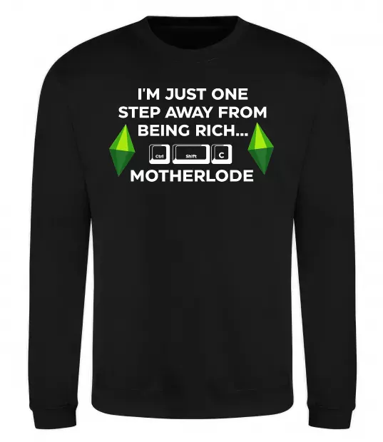 Світшот Ctrl-Shift-C Motherlode Чорний фото