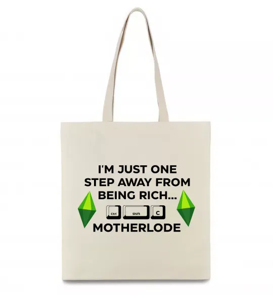 Еко-сумка Ctrl-Shift-C Motherlode Бежевий фото