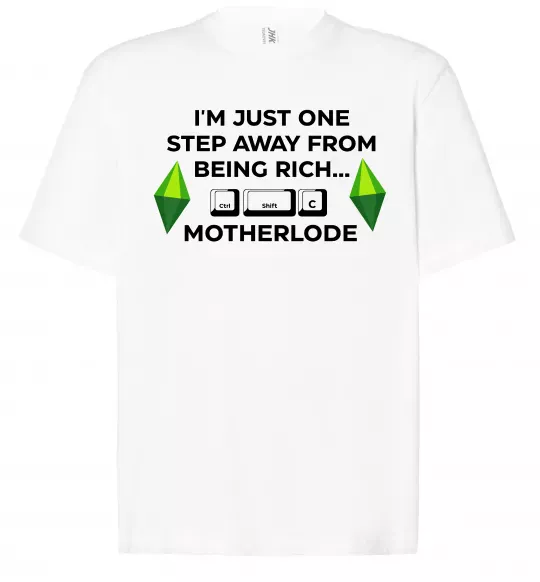 Футболка Оверсайз Ctrl-Shift-C Motherlode Белый фото