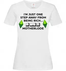 Женская футболка Ctrl-Shift-C Motherlode Белый фото