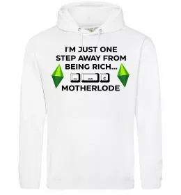 Женская толстовка (худи) Ctrl-Shift-C Motherlode Белый фото