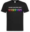 Мужская футболка Choose your mood Черный Мужская футболка Choose your mood Черный фото