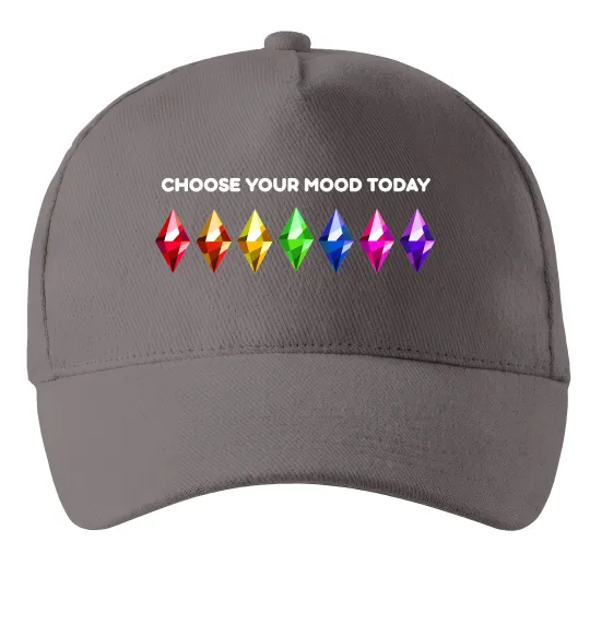 Кепка Choose your mood Сірий фото
