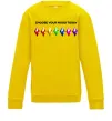 Детский Свитшот Choose your mood Солнечно желтый фото