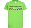 Детская футболка Choose your mood Лаймовый фото