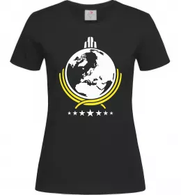 Женская футболка Helldivers Черный фото