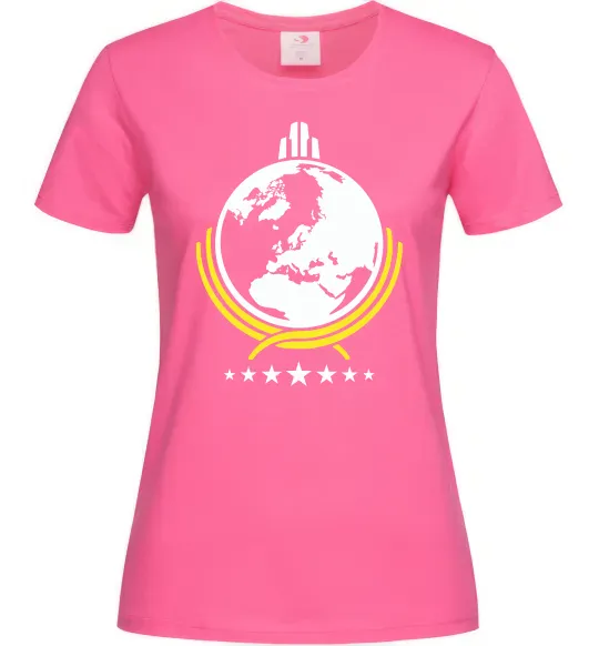 Женская футболка Helldivers Ярко-розовый фото