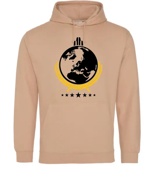 Женская толстовка (худи) Helldivers Песочный фото