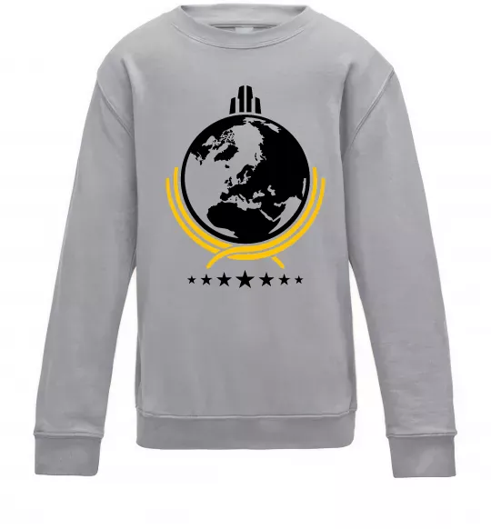 Детский Свитшот Helldivers Серый меланж фото