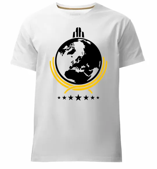 Мужская премиум футболка Helldivers Белый фото