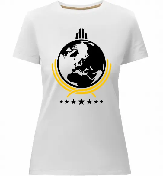 Жіноча преміум футболка Helldivers Білий фото