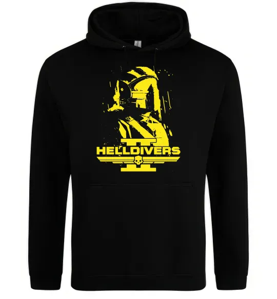 Женская толстовка (худи) Helldivers game Черный фото