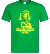Мужская футболка Helldivers game Зеленый фото
