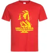 Мужская футболка Helldivers game Красный фото