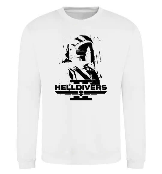 Світшот Helldivers game Білий фото