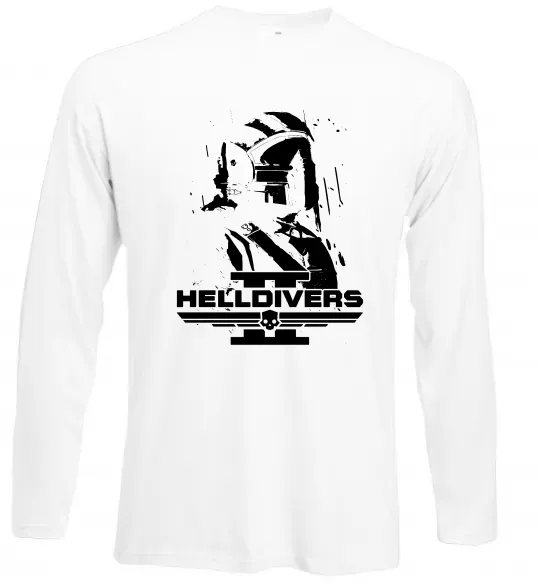Лонгслив Helldivers game Белый фото