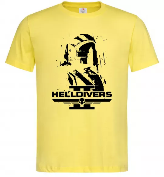Мужская футболка Helldivers game Лимонный фото