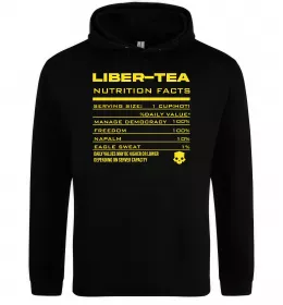 Женская толстовка (худи) Liber-tea Черный фото