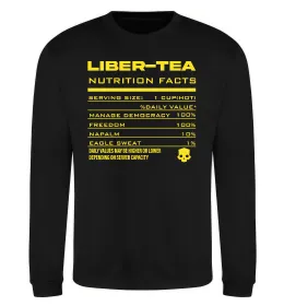 Свитшот Liber-tea Черный фото