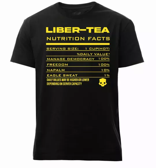 Мужская премиум футболка Liber-tea Черный фото