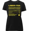 Женская премиум футболка Liber-tea Черный фото