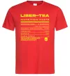 Мужская футболка Liber-tea Красный фото