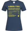 Женская футболка Liber-tea Темно-синий фото