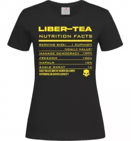 Женская футболка Liber-tea Черный фото