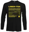 Лонгслив Liber-tea Черный фото