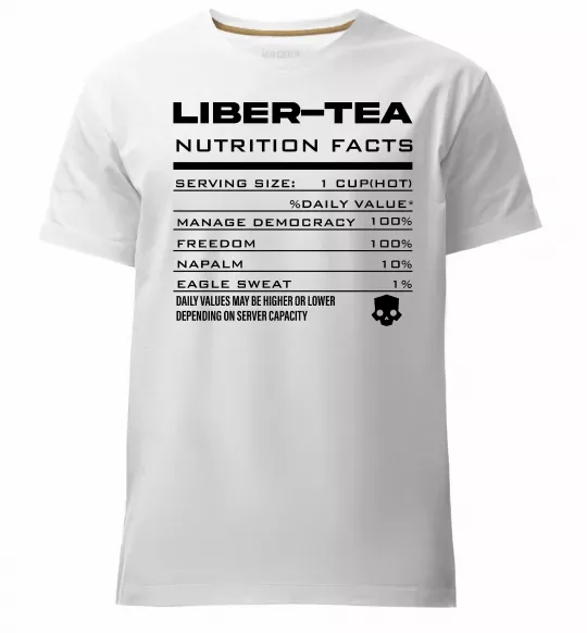Мужская премиум футболка Liber-tea Белый фото