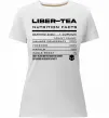 Женская премиум футболка Liber-tea Белый фото
