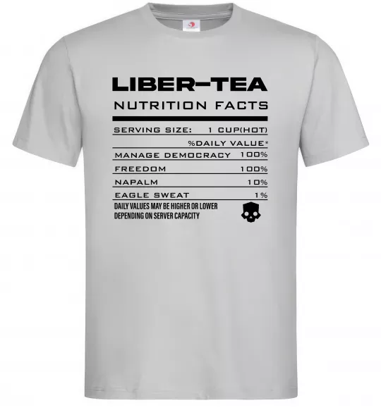 Мужская футболка Liber-tea Серый фото