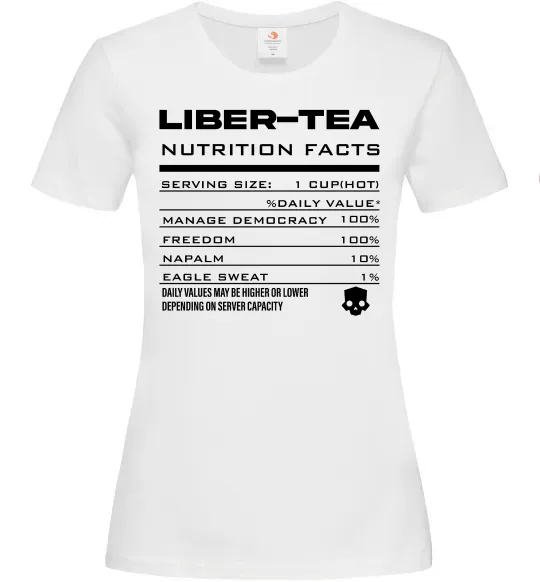 Женская футболка Liber-tea Белый фото