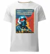 Чоловіча преміум футболка Helldivers join the fight Білий фото