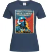 Женская футболка Helldivers join the fight Темно-синий фото