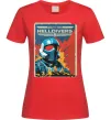 Женская футболка Helldivers join the fight Красный фото